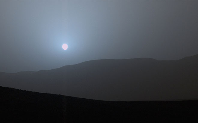 Il tramonto su Marte? È azzurro anziché rosso