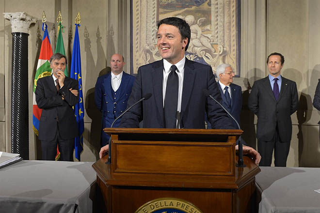 Matteo Renzi (foto Presidenza della Repubblica)