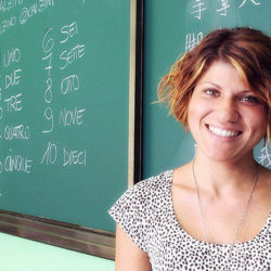 Simona Coppini insegna italiano