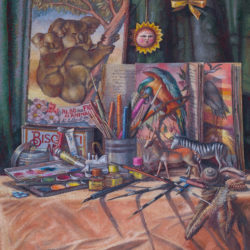 Un'opera di Stefania Valentini in mostra all'Accedemia delle Arti e del Disegno