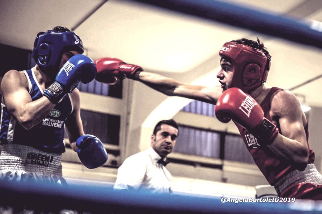 Atleti della pugilistica pratese sul ring