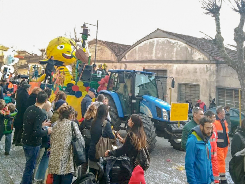 La prima sfilata del Carnevale vaianese