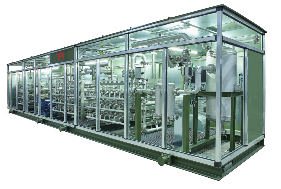 Il cuore dell'impianto per la separazione e purificazione del biogas con le membrane
