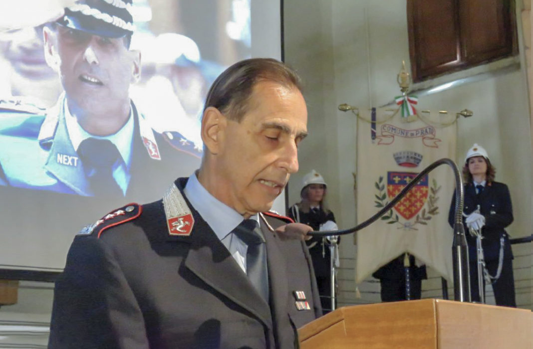 Il comandante Andrea Pasquinelli