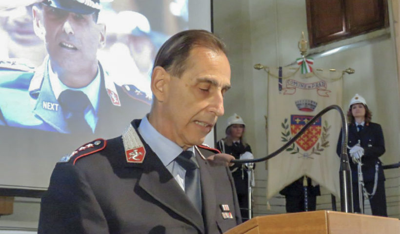 Il comandante Andrea Pasquinelli