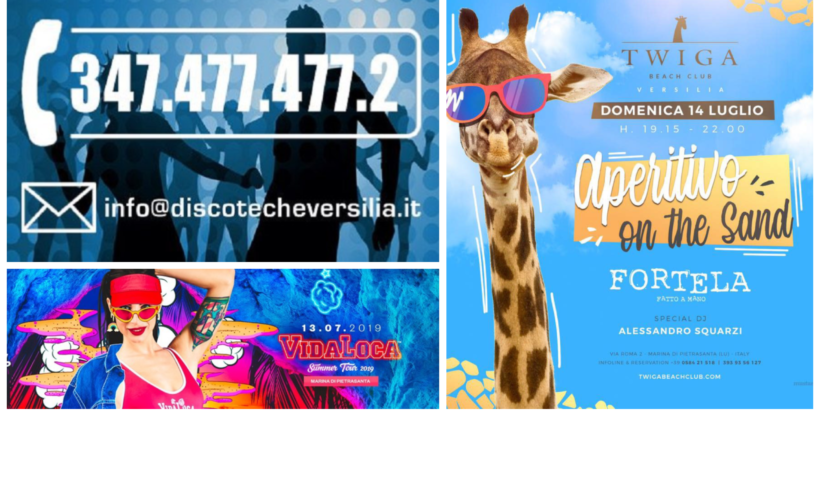 Il programma del week end nelle discoteche della versilia