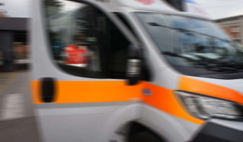 Ambulanza sfocata