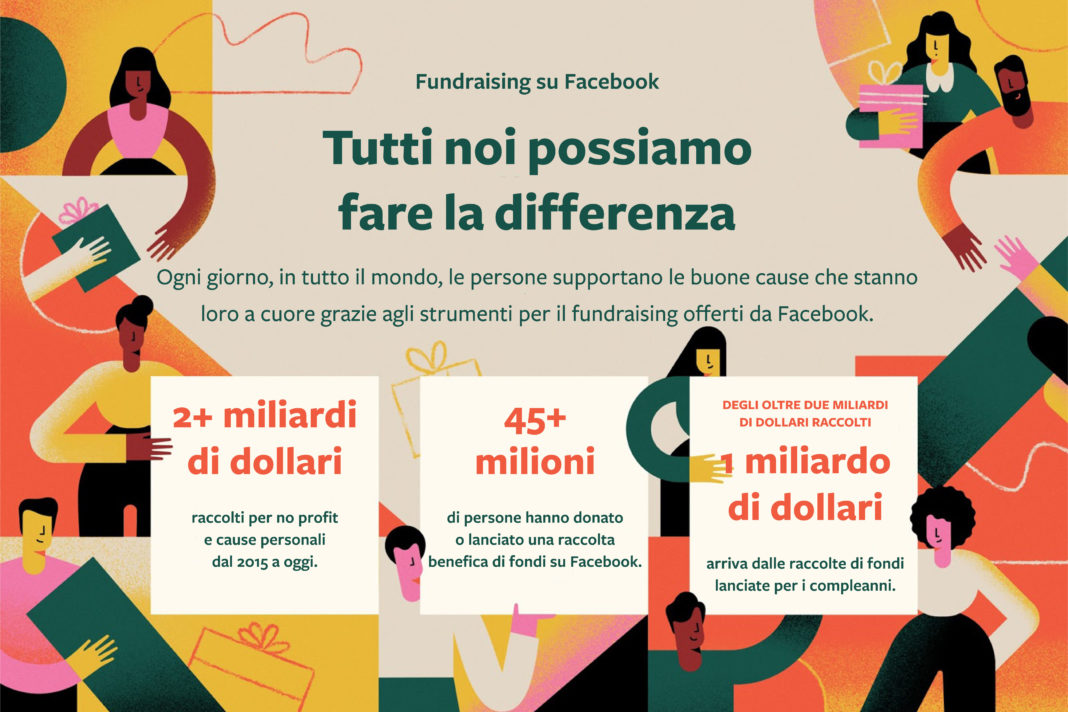 Fundarising su Facebook: infografica