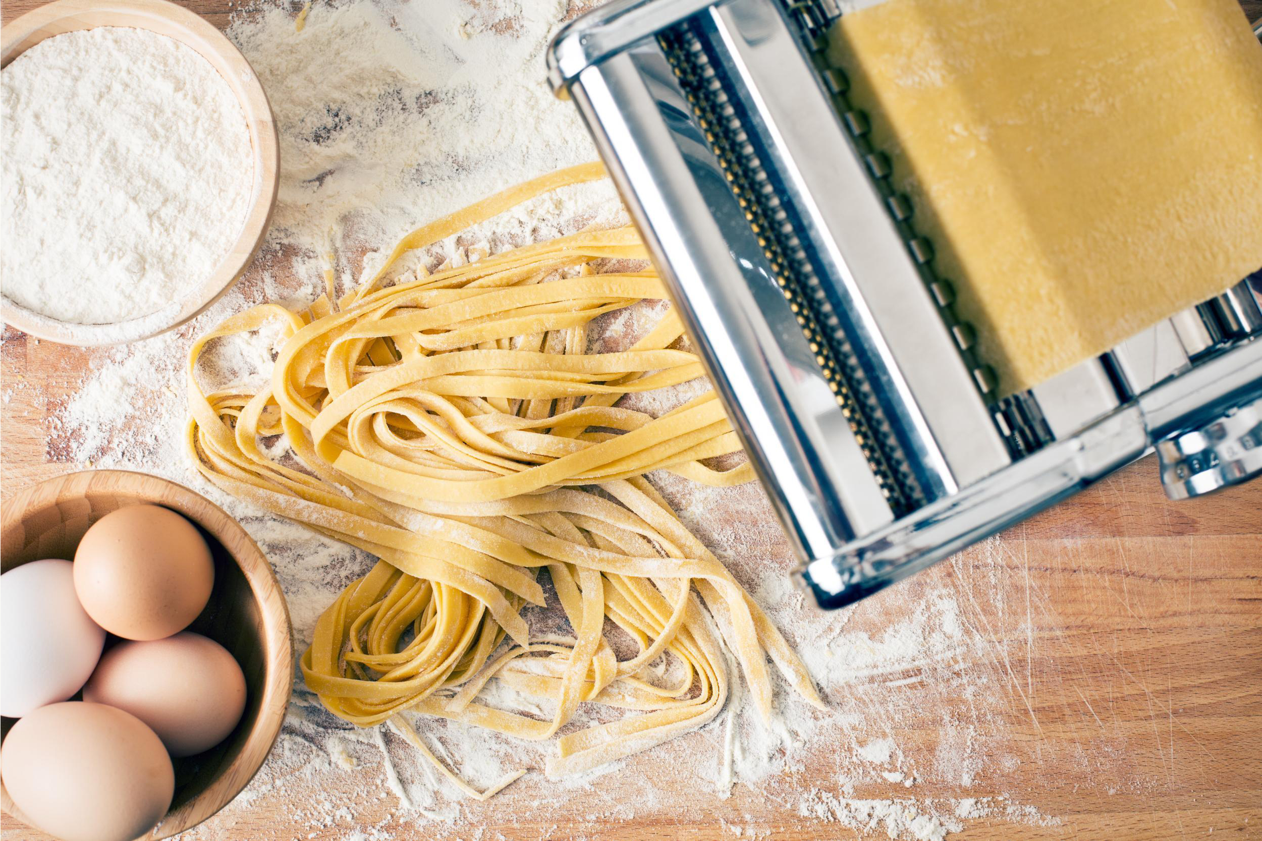 Pasta fatta in casa con la macchinetta