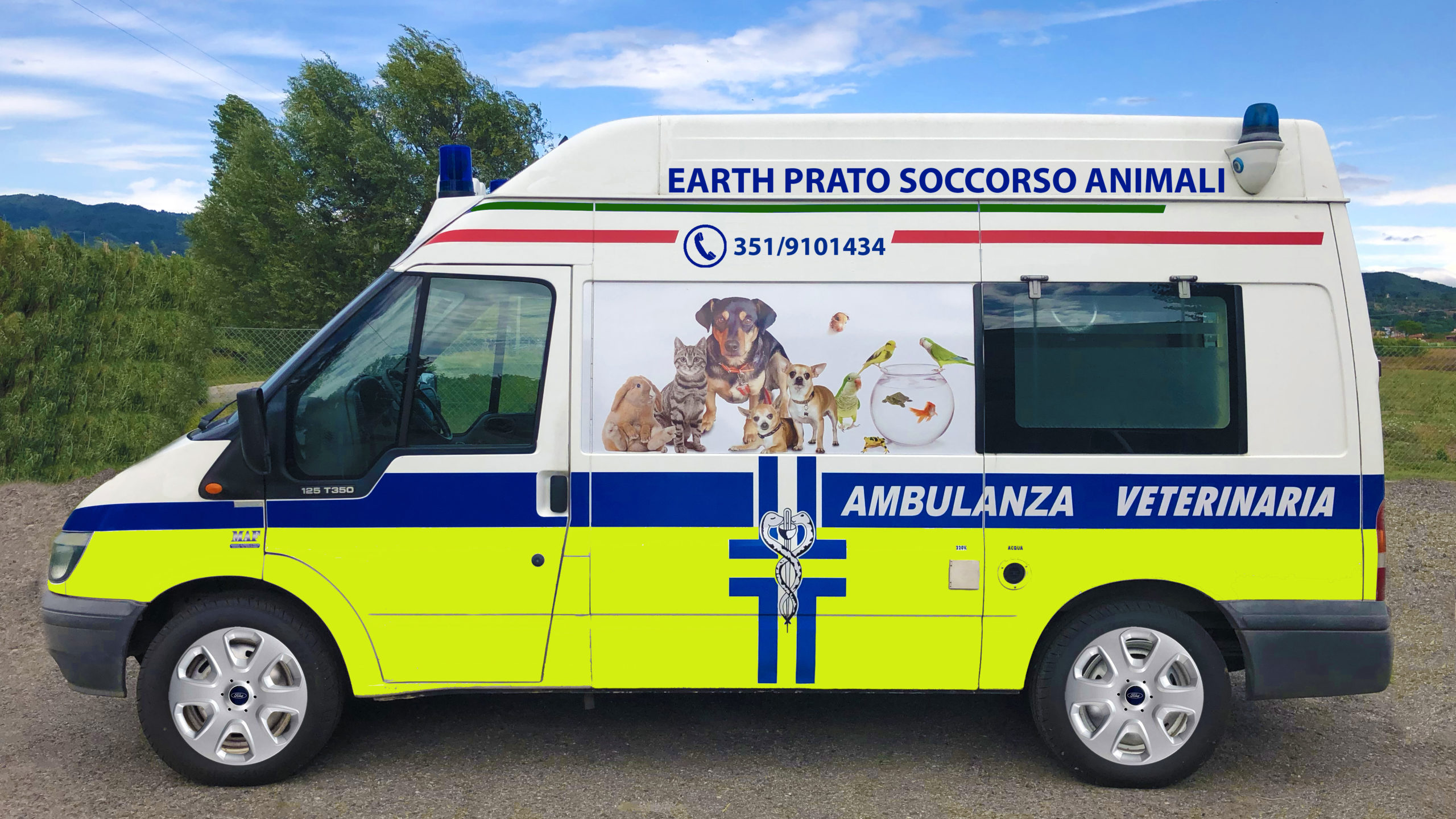 A Prato arriva l’ambulanza (vera) per animali: 24 ore su 24 a disposizione di tutti