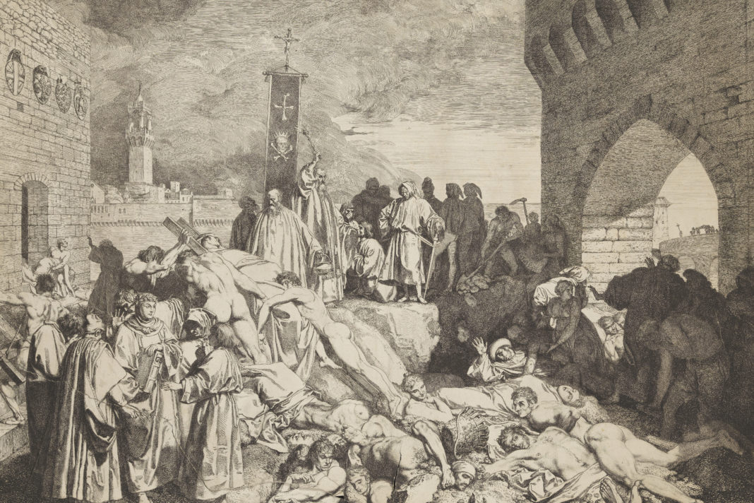 La peste del 1348 a Firenze descritta da Giovanni Boccaccio