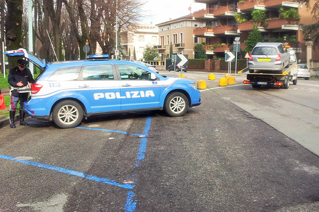 Polizia blocco