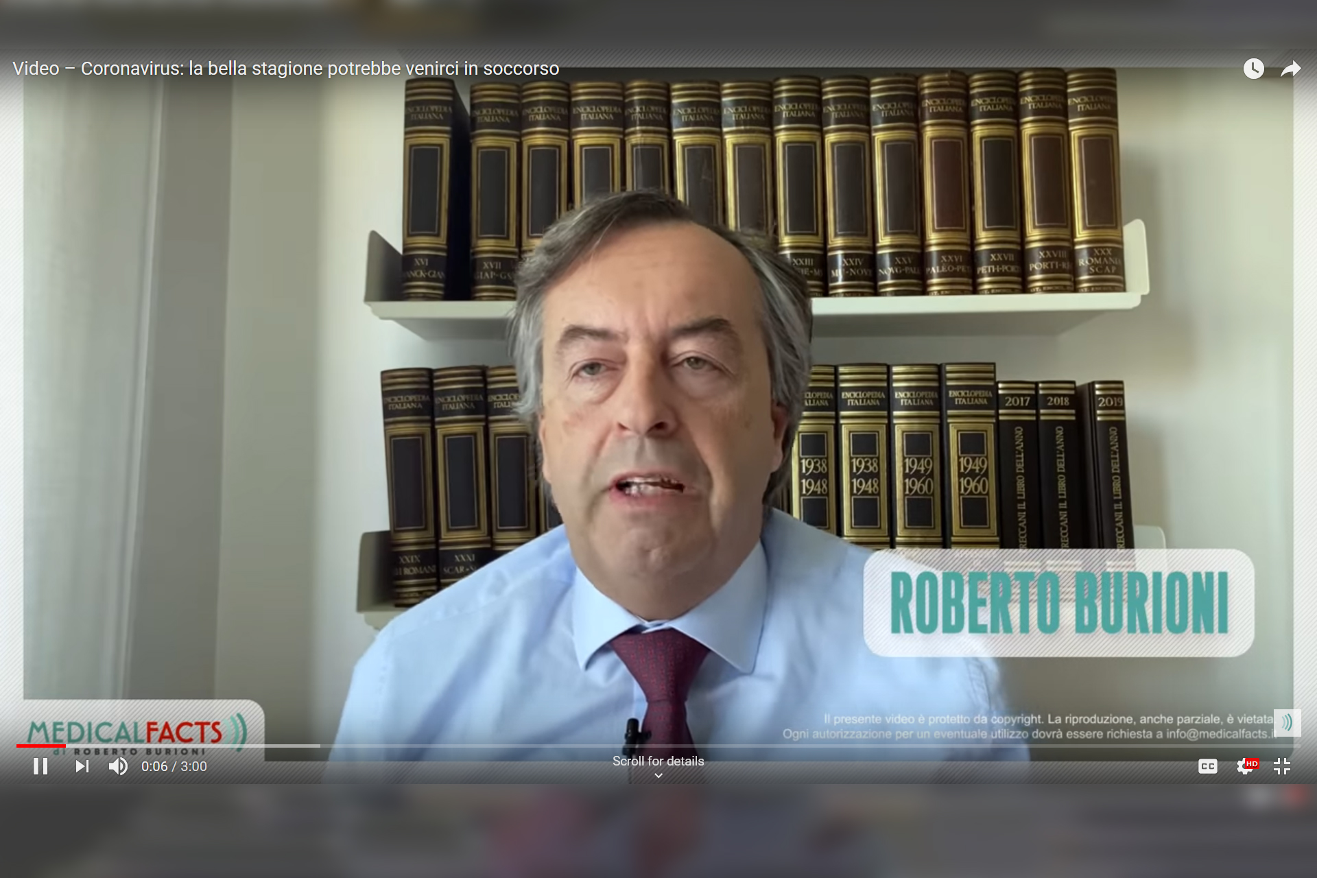 Video Roberto Burioni