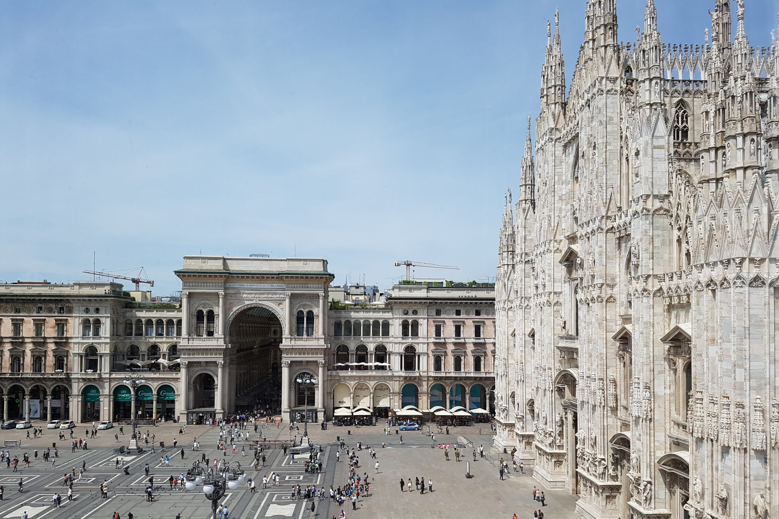 Milano con il Duomo di lato