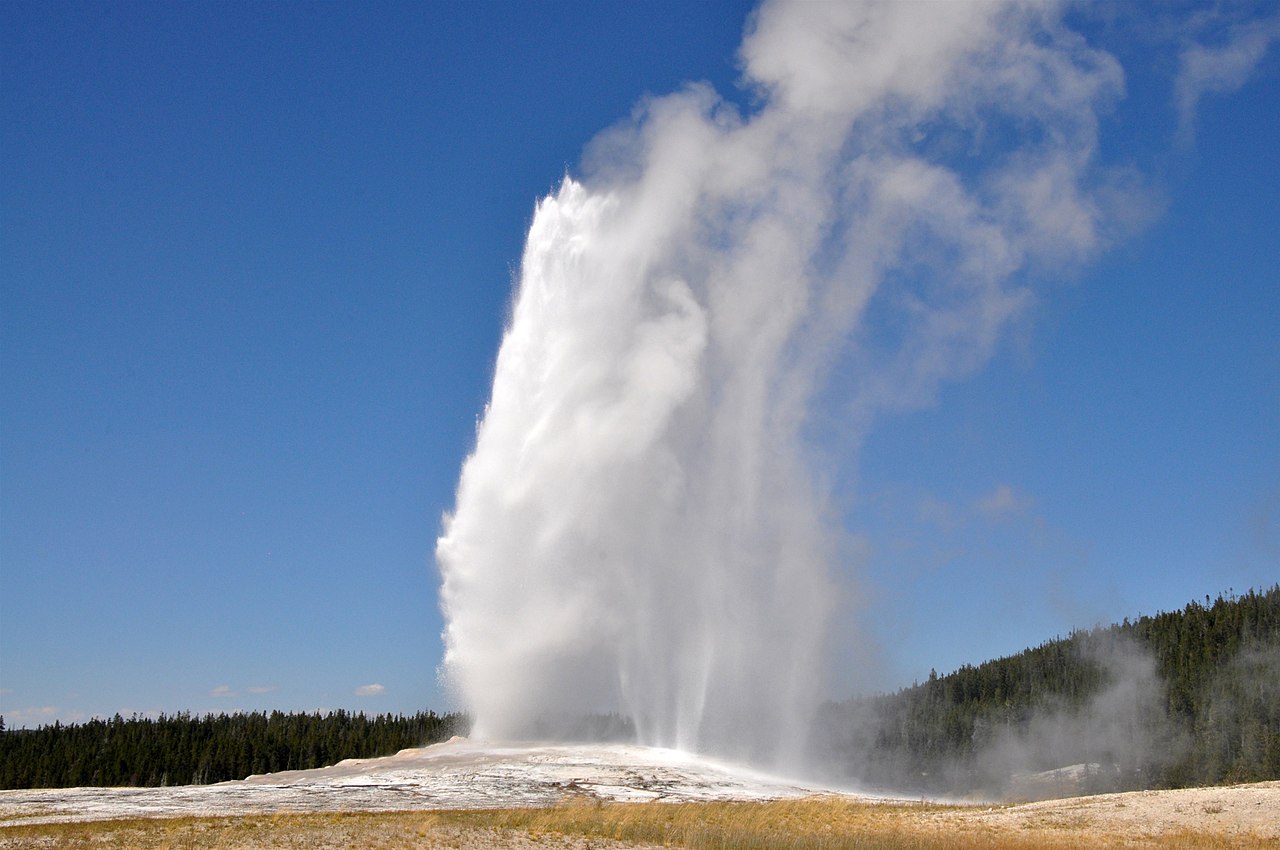 Un geyser di Yellowstone