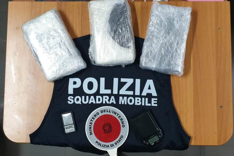 Droga squadra mobile Frosinone