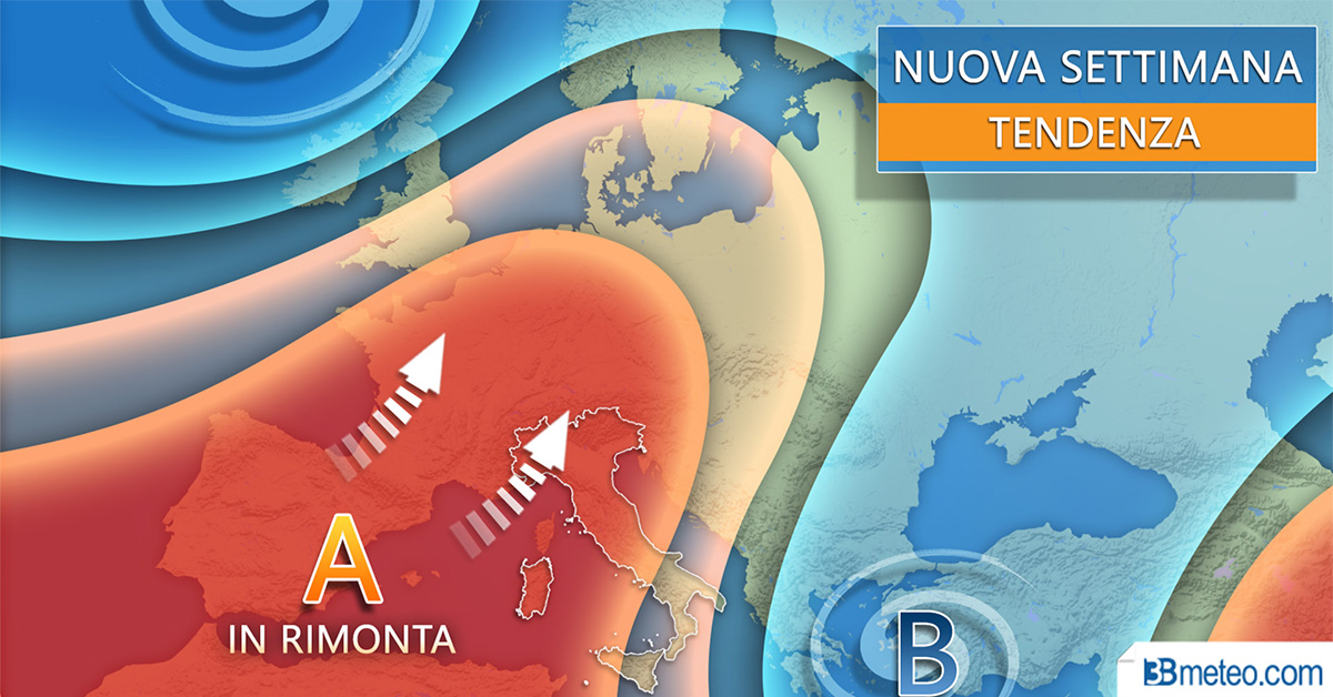 Anticiclone subtropicale e arriva l'estate