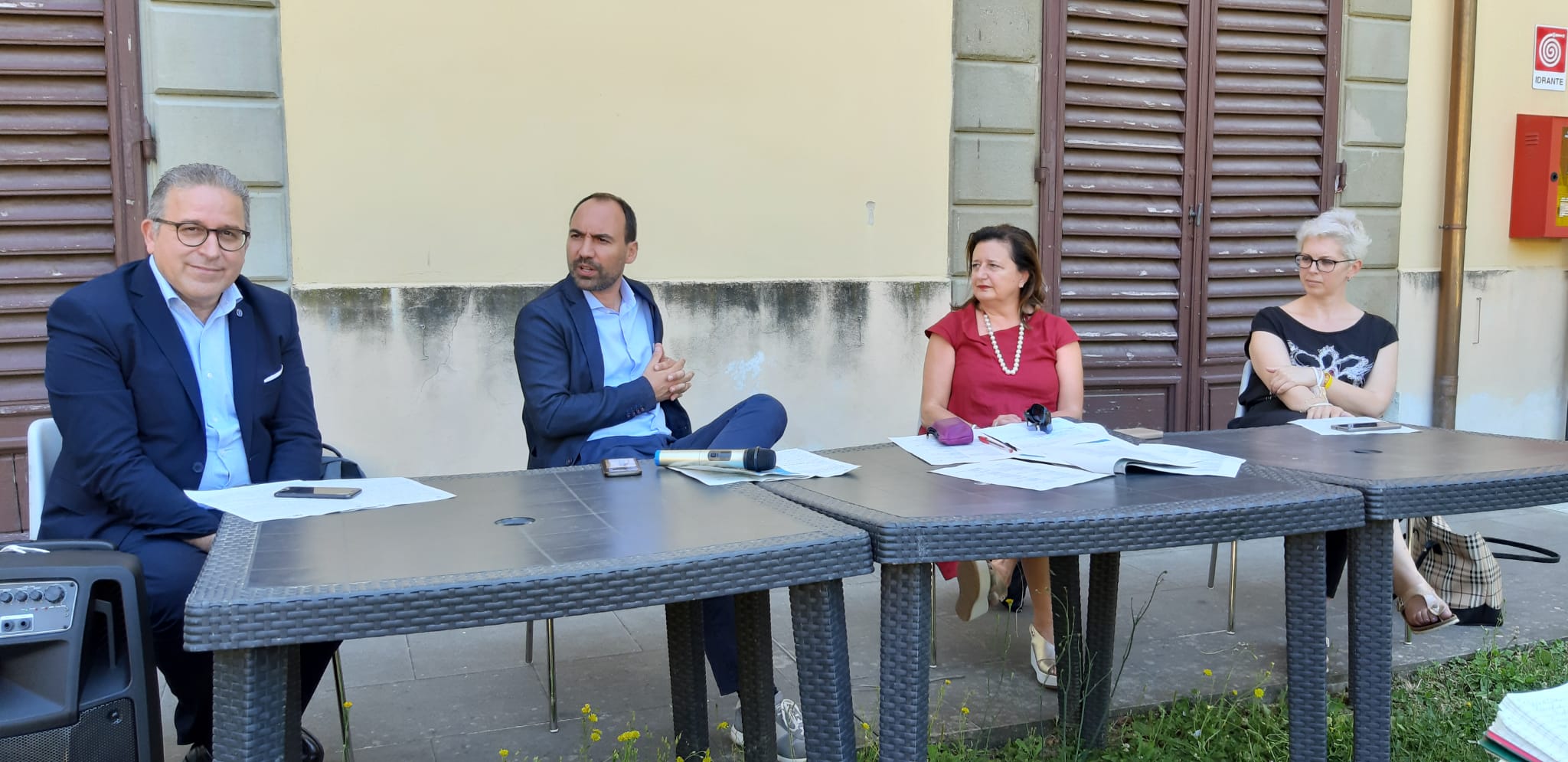 Conferenza stampa a Montemurlo