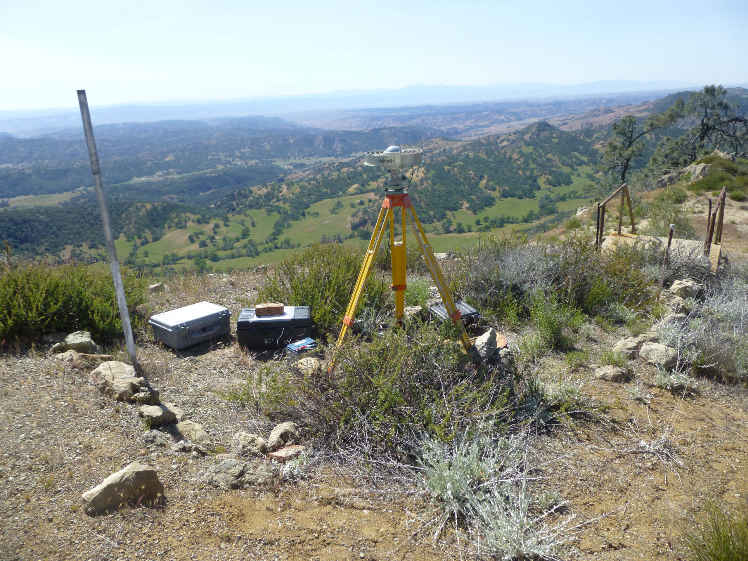 Una stazione Usgs a Parkfield in California