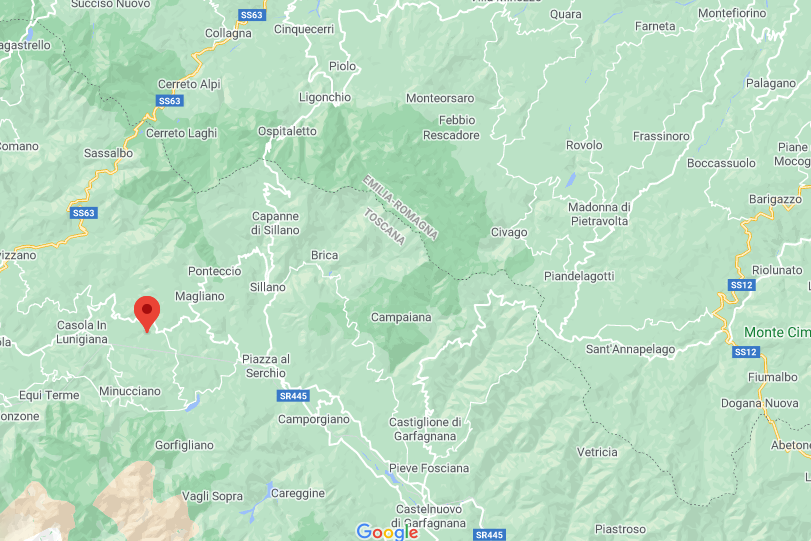 Scossa di terremoto di magnitudo 3,2 in Lunigiana