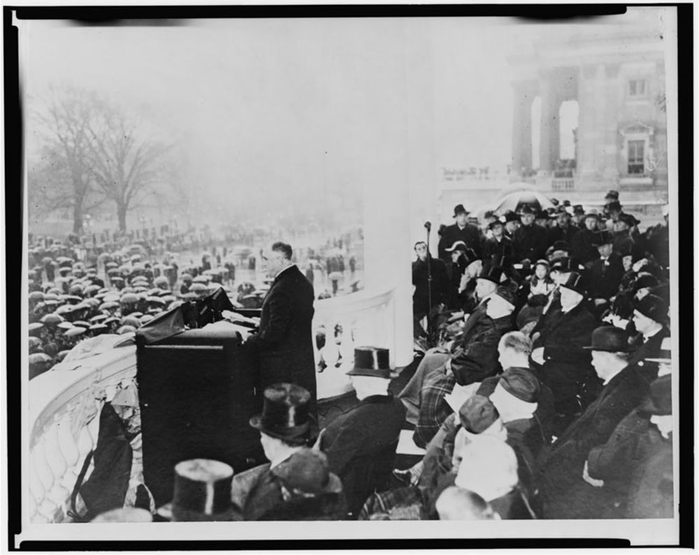 Franklin Roosevelt è il primo presidente inaugurato il 20 gennaio
