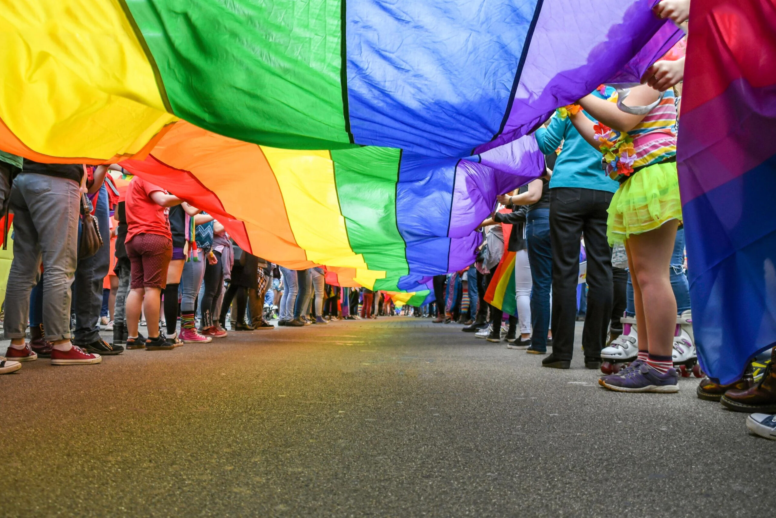 Gay bandiera arcobaleno