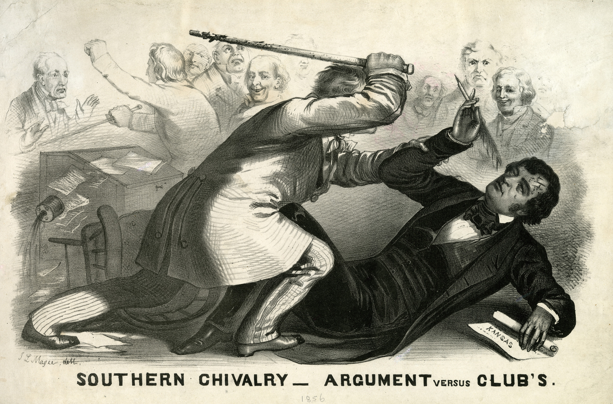 La bastonatura del senatore Charles Sumner