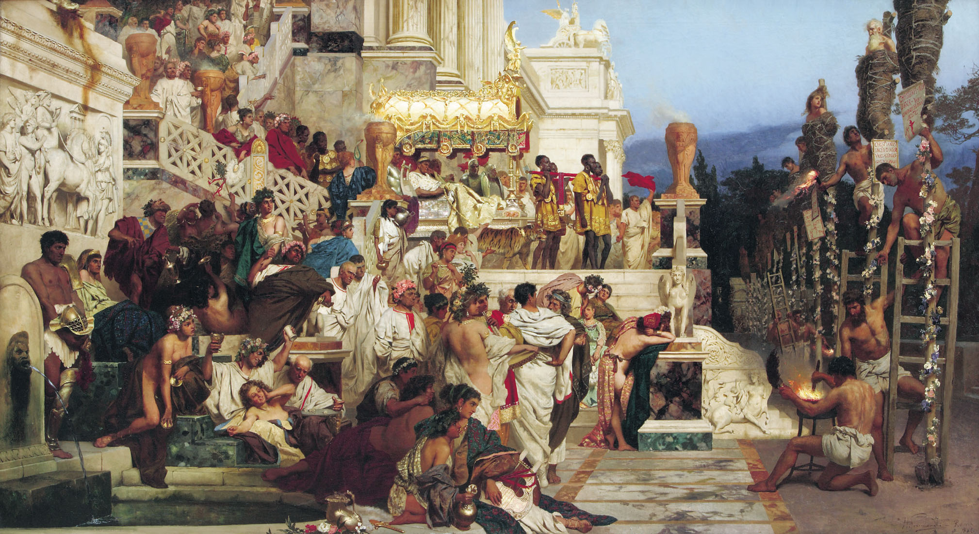 Incendio di Roma, Nerone accusa i cristiani