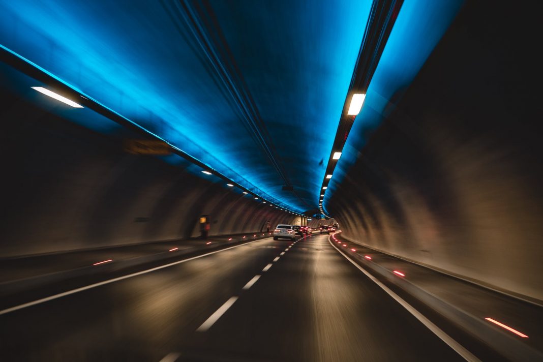timelapse photography of cars in tunnel