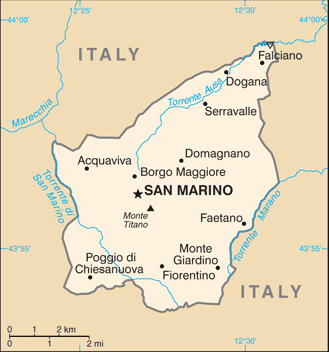 san marino cia map 1