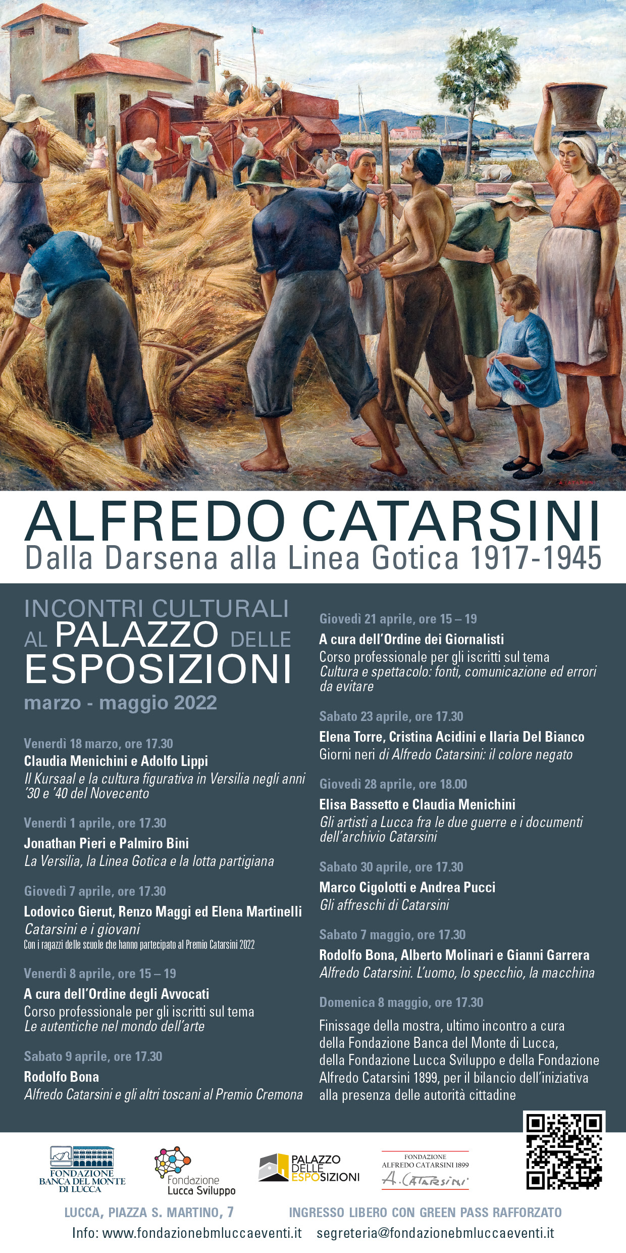 Mostra di Catarsini a Lucca: gli artisti tra le 2 guerre e l’archivio. Se ne parlerà giovedì 28