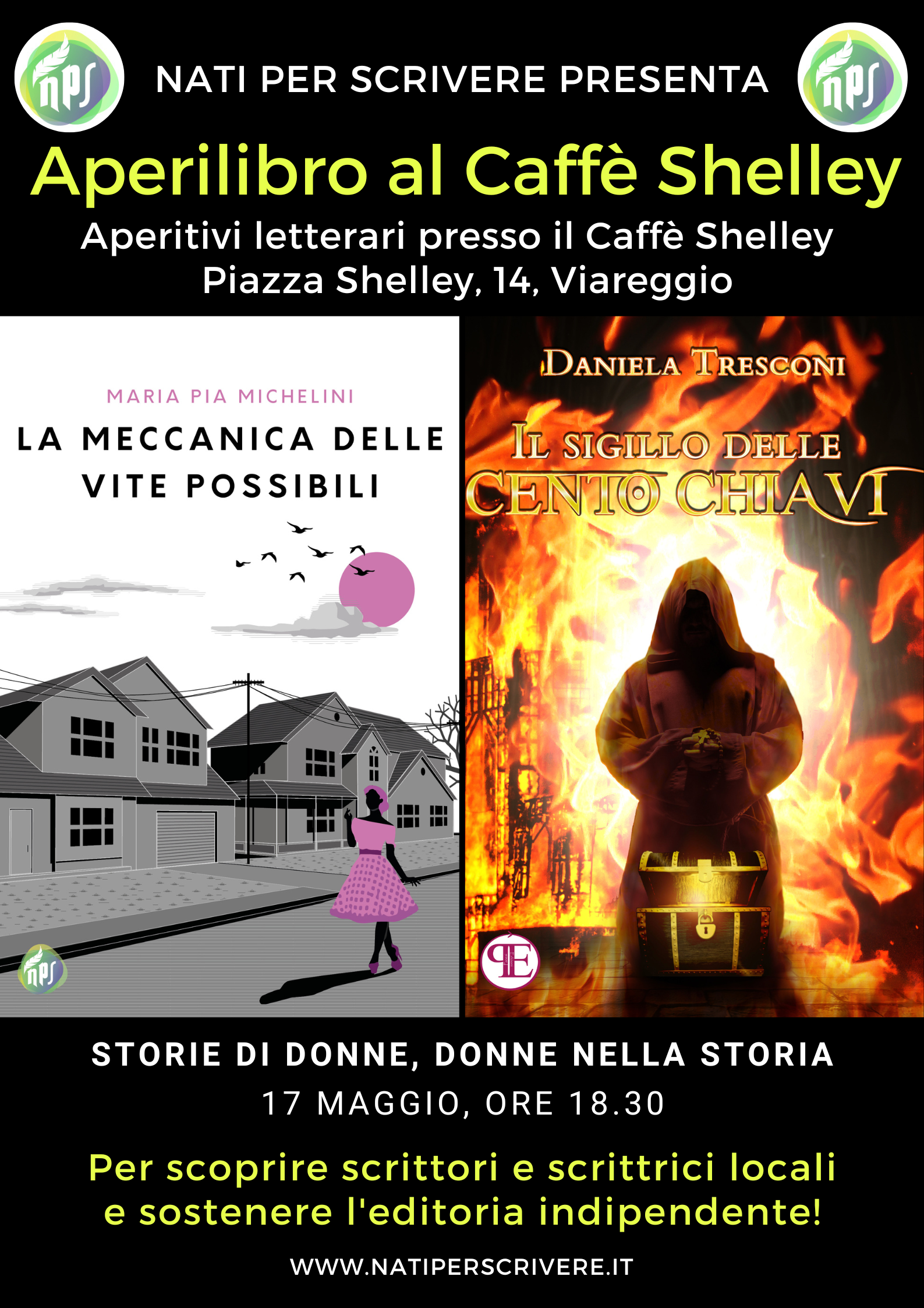 “STORIE DI DONNE, DONNE NELLA STORIA”: proseguono gli aperitivi letterari al Caffè di Viareggio
