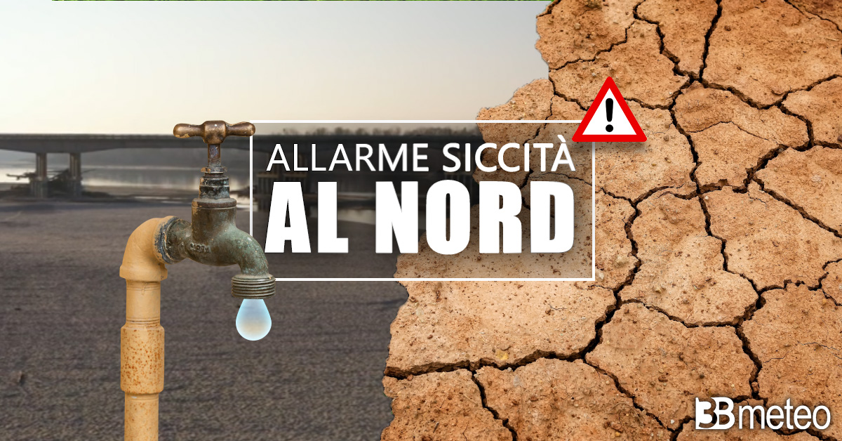 sfumata siccità al nord