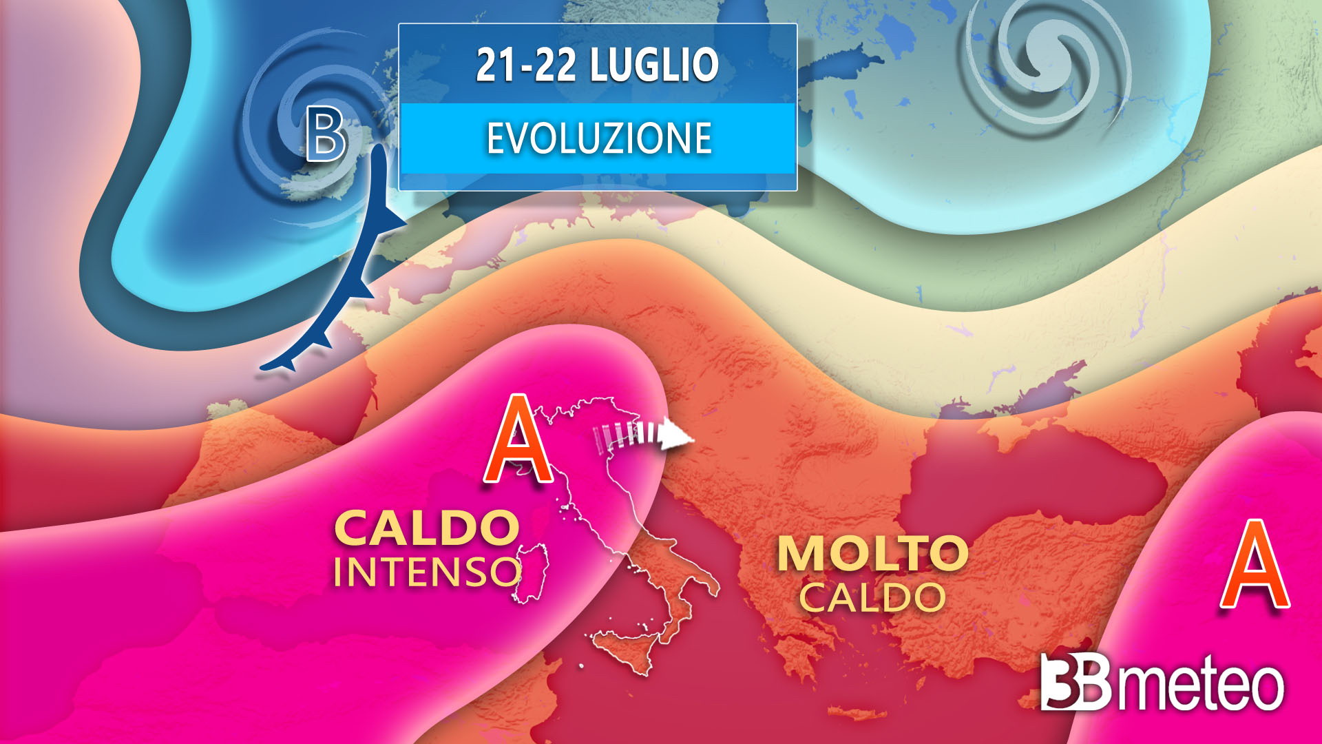 21 22luglio caldo italia