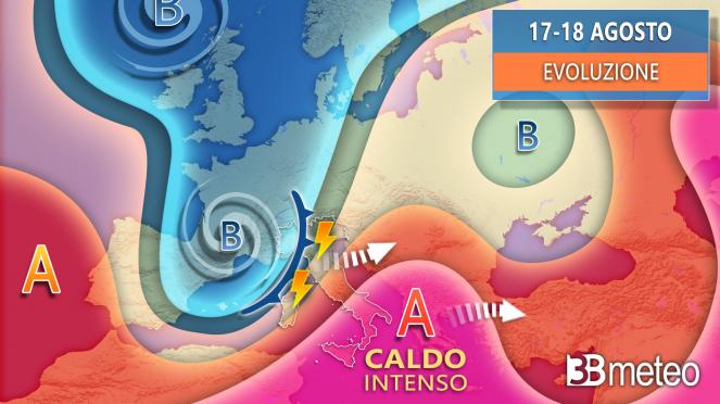 meteo 17 18 agosto evoluzione 3bmeteo 135296