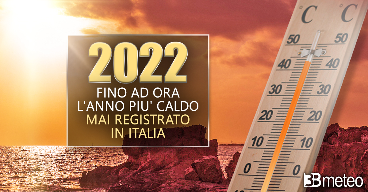 2022 anno più caldo