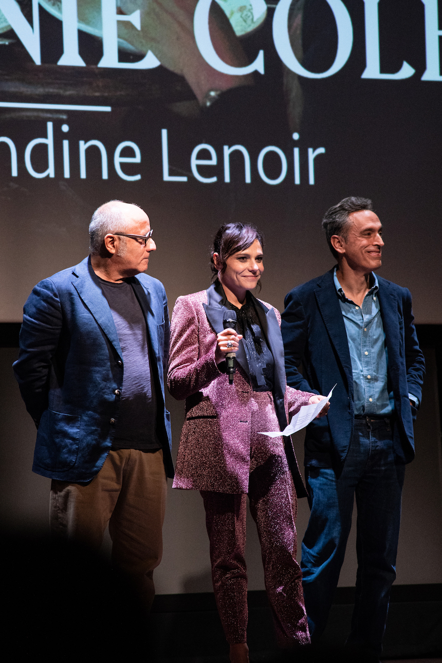 serata di chiusura i mombri della giuria riccardo neri, antonia tuppo e fabio grassadonia bassa