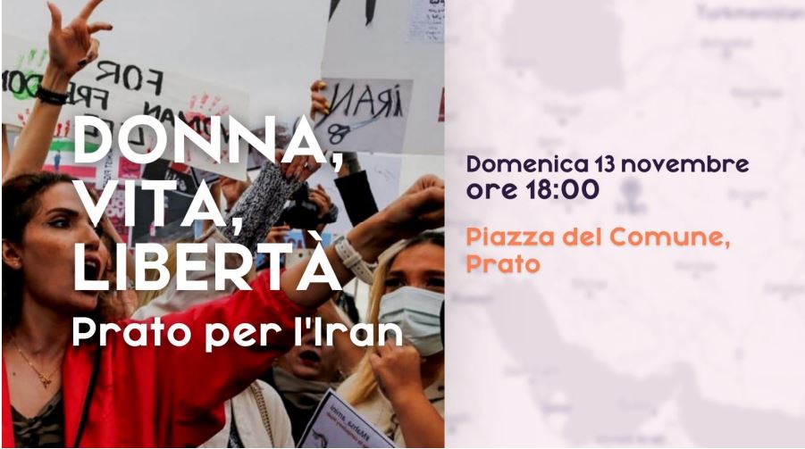 Donna, vita, libertà – Prato per l’Iran