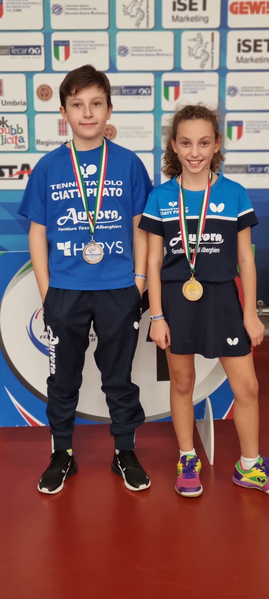 Due ori, un argento e due bronzi per il Ciatt Prato al torneo nazionale giovanile di Terni