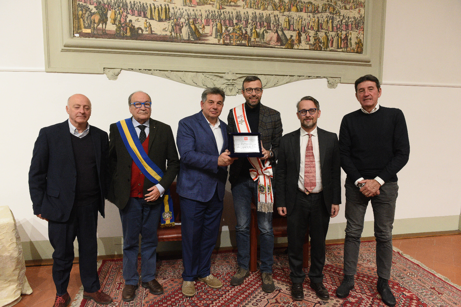 Targa per il centenario dell’Us Castelnuovo Garfagnana calcio