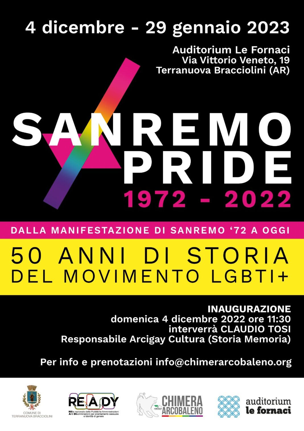 locandina mostra sanremo pride