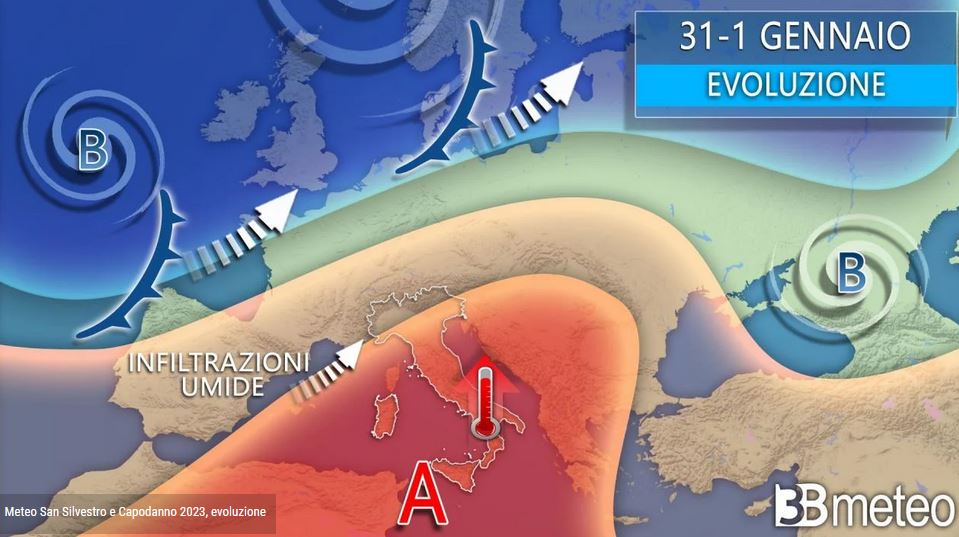 meteo capodanno