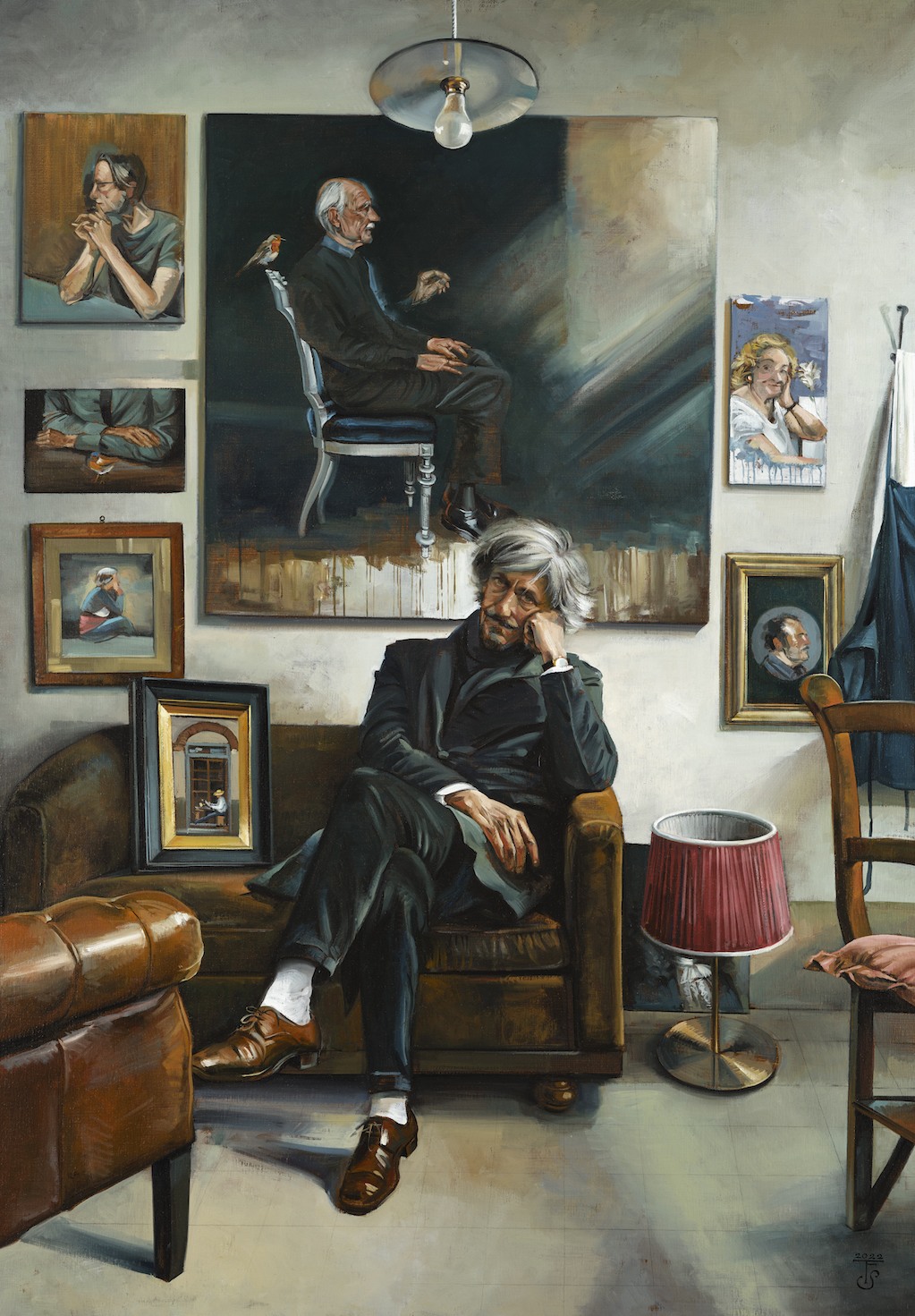 2 federico maria sardelliautoritratto con i miei cari