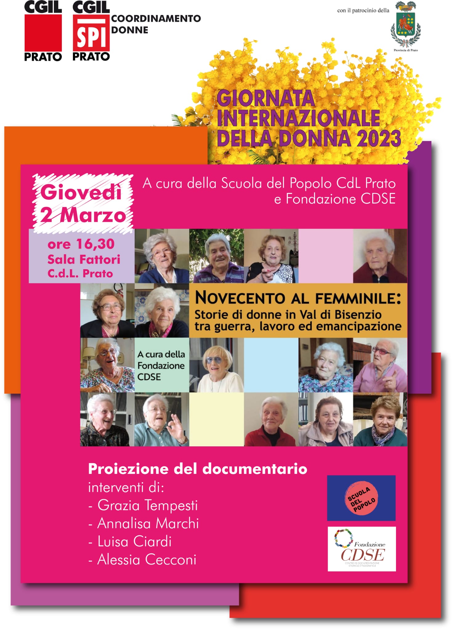 novecento al femminile locandina