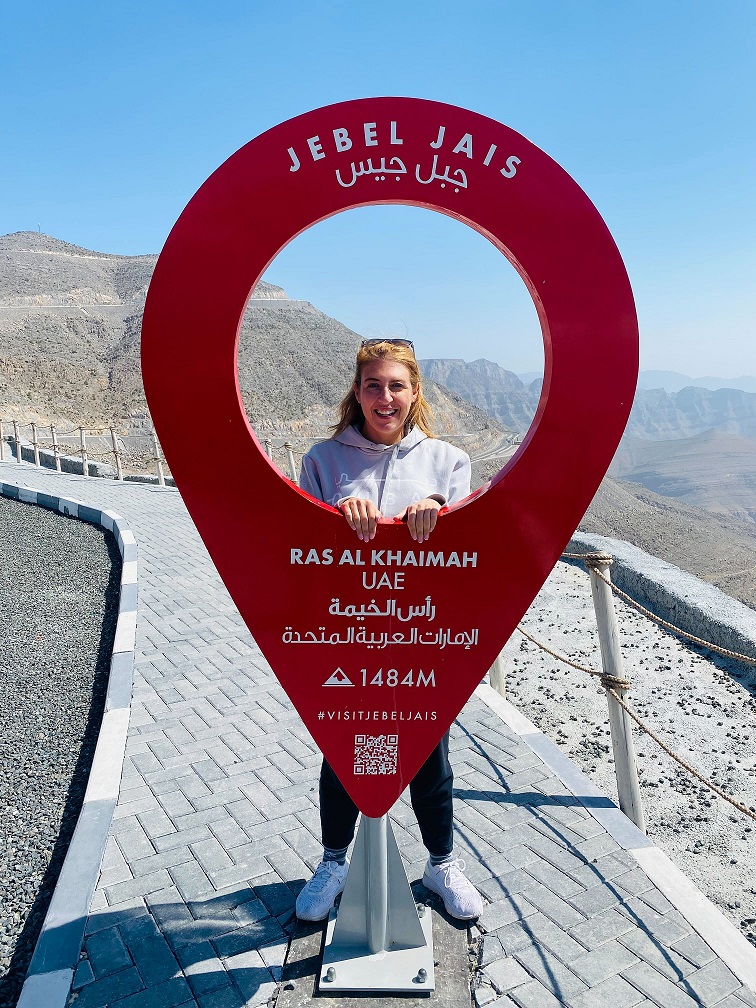 monica perna sul monte jebel jais 2
