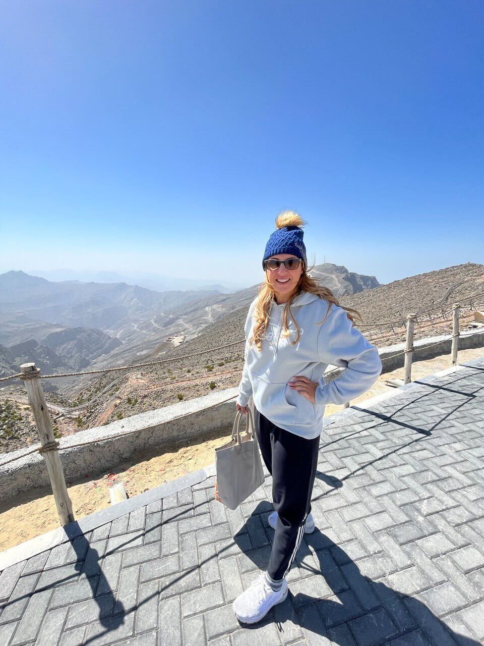 monica perna sul monte jebel jais