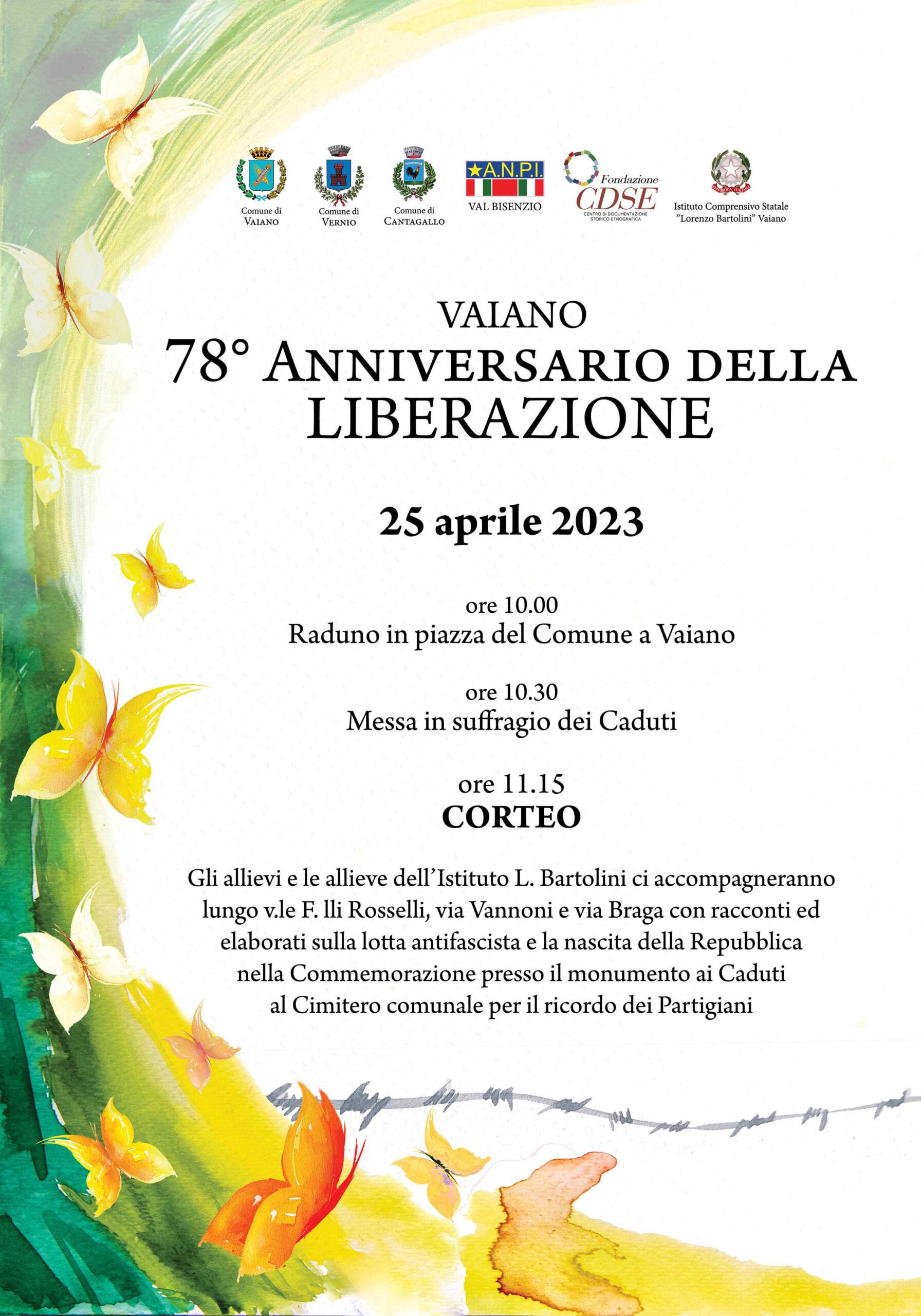 25 aprile vaiano 2023