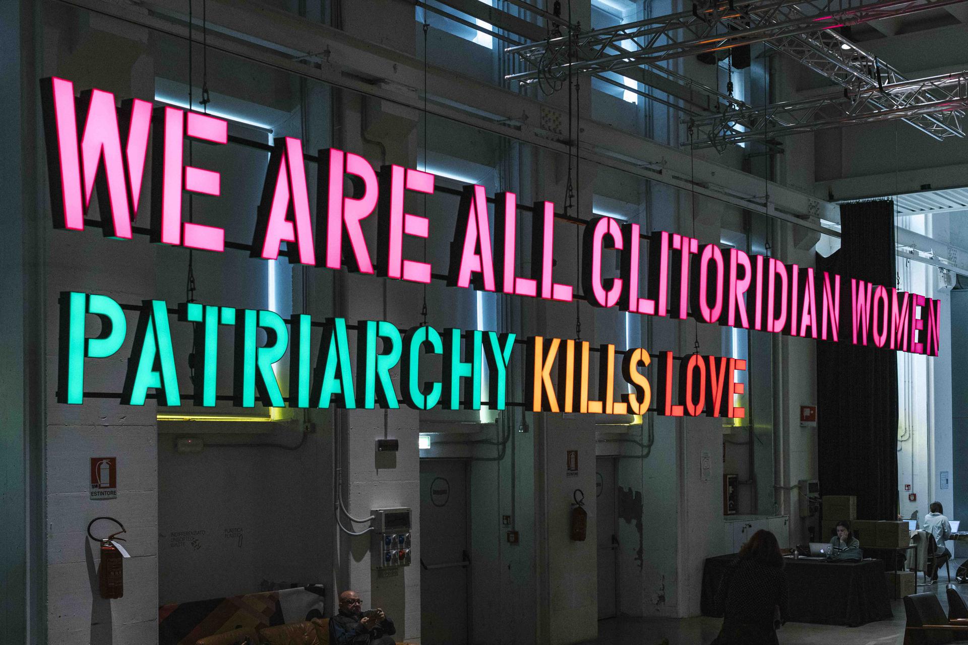 claire fontaine cancel patriarchy base milano