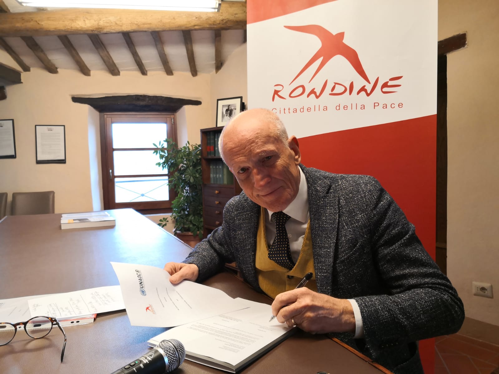 franco vaccari presidente di rondine