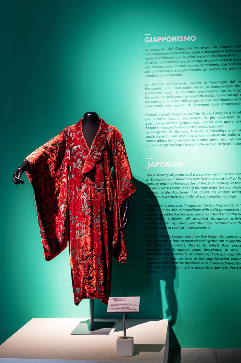 mostra kimono museo del tessuto